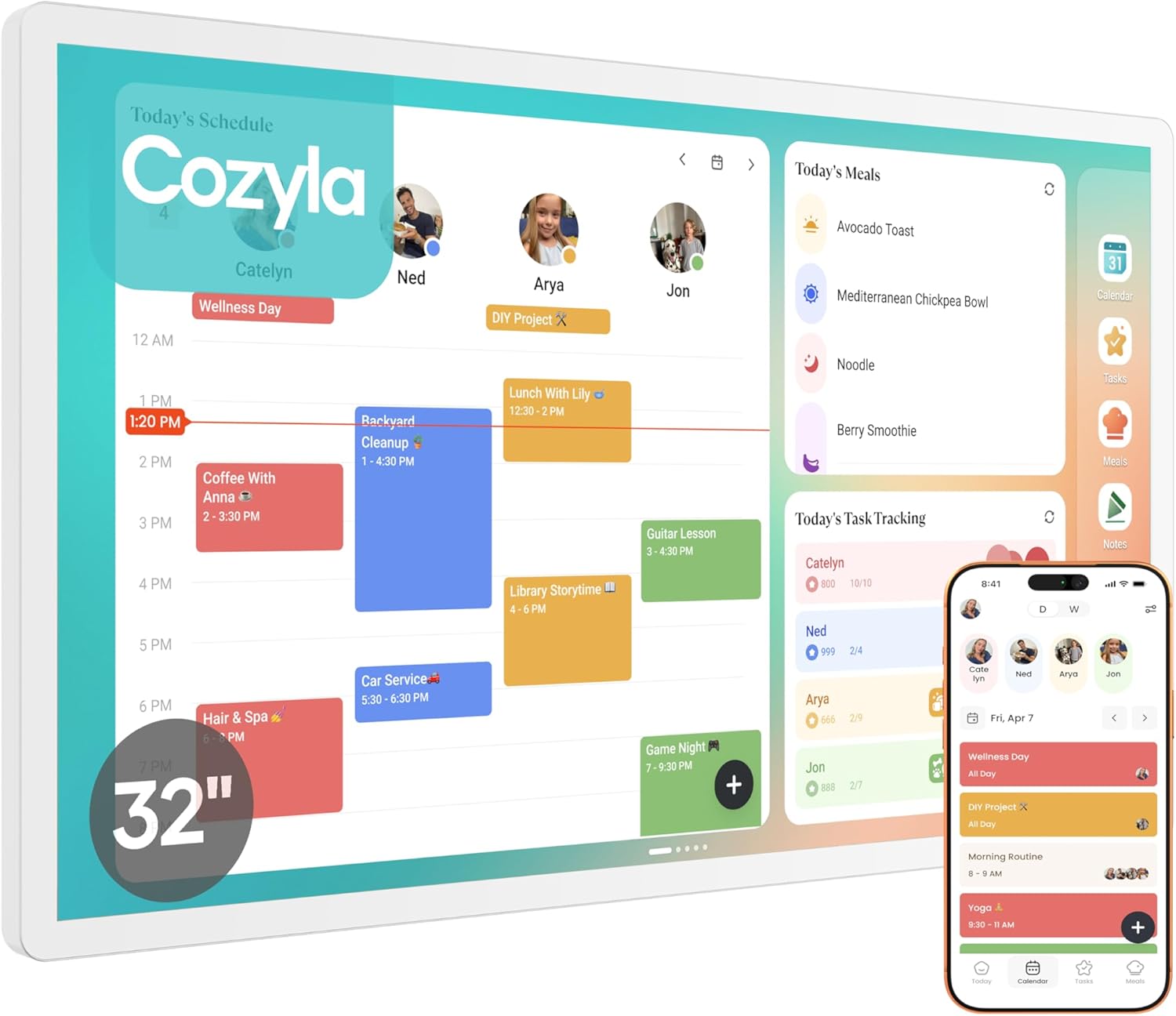 Cozyla Mate Digital Calendar+ 2
