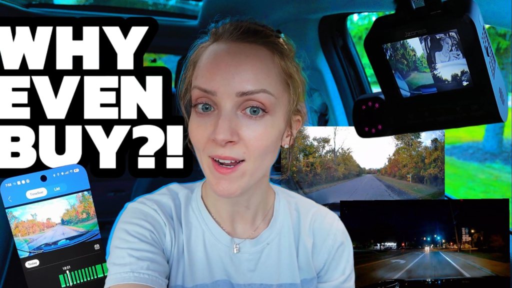 Jzones Dash Cam Front and Rear in my video
